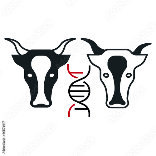 genetically modified animals. animal gene studies. animal cloning. editable vector.
