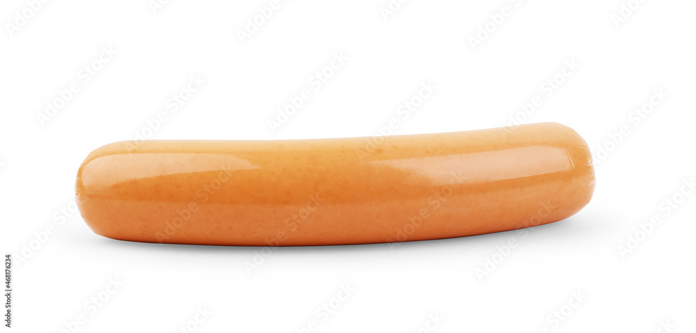 pork sausages, isolated on white background. pork sausages, isolated on white background.