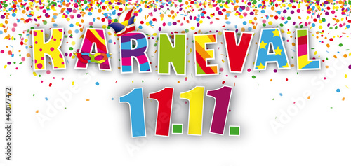 Karneval 11.11. Banner