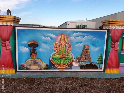 Bild auf Leinwand Hindutempel