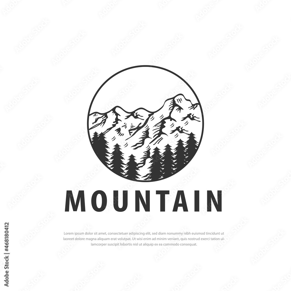 Iceberg logo abstract illustration.Logo design,vector design template Iceberg logo abstract illustration.Logo design,vector design template