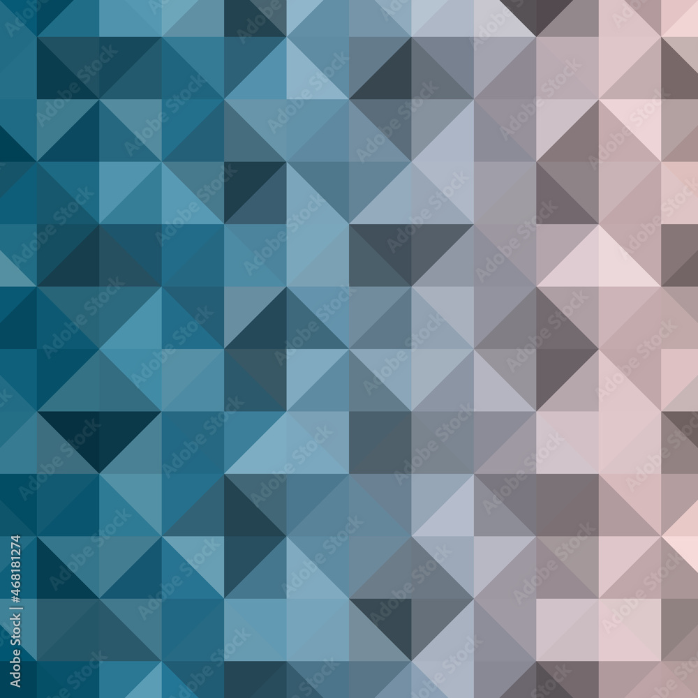Obraz premium Abstract geometric background. Triangular pixelation. Mosaic, color gradient.