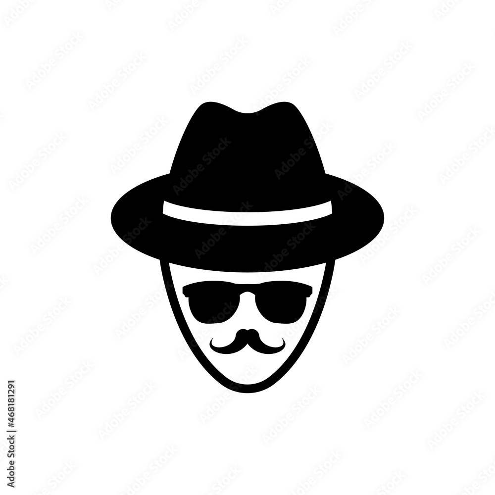 spy icon design template vector spy icon design template vector