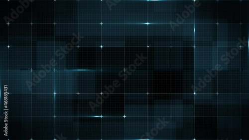 Abstract Digital Data Technology Grid Fx Background Loop/ 4k animation of an abstract background with digital data technology graphic grid seamless looping