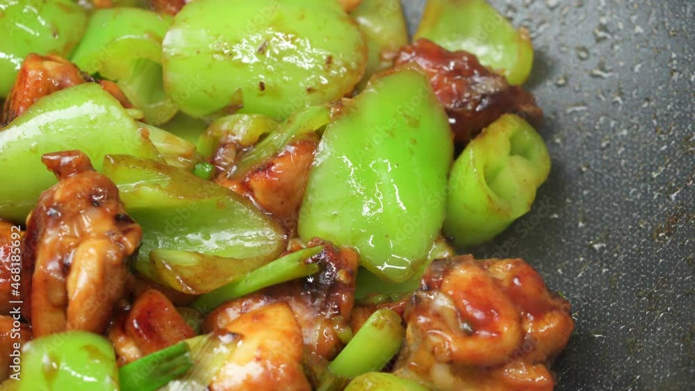 Chinese traditional Sichuan cuisine spicy chicken Chinese traditional Sichuan cuisine spicy chicken