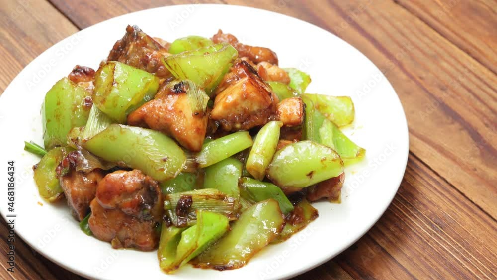 Chinese traditional Sichuan cuisine spicy chicken Chinese traditional Sichuan cuisine spicy chicken