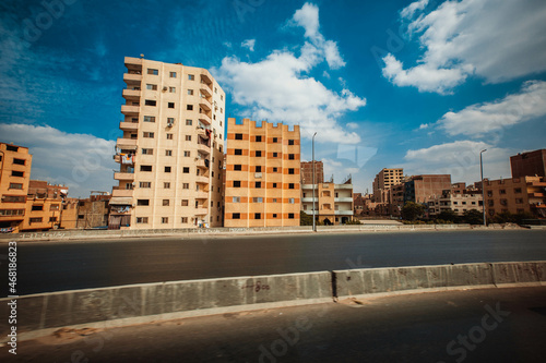 CAIRO / EGYPT -: Streets and buildings of the city of Cairo, the capital of Egypt. Africa