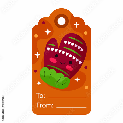 christmas card labels holiday ornament