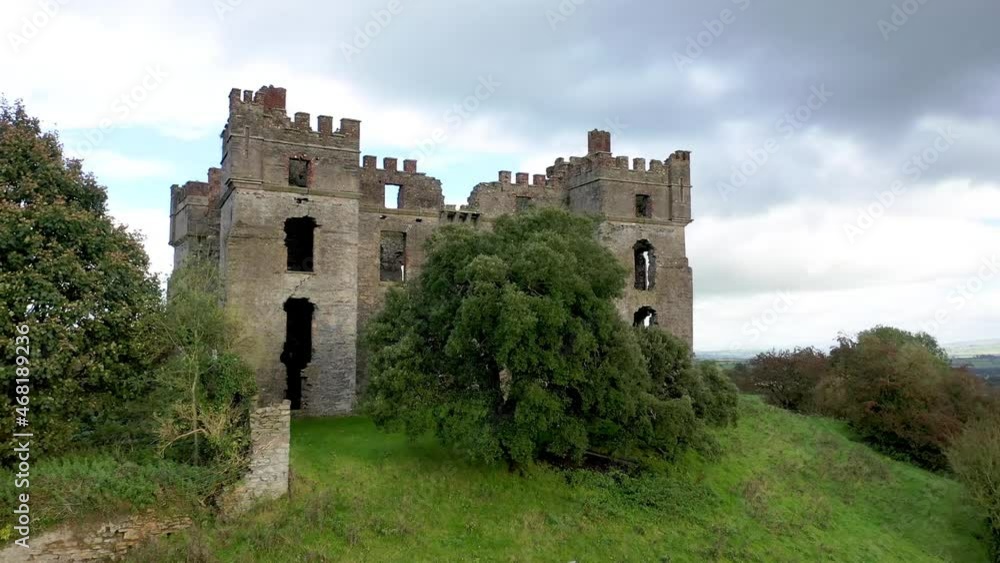 The remains of Raphoe castle in County Donegal - Ireland The remains of Raphoe castle in County Donegal - Ireland
