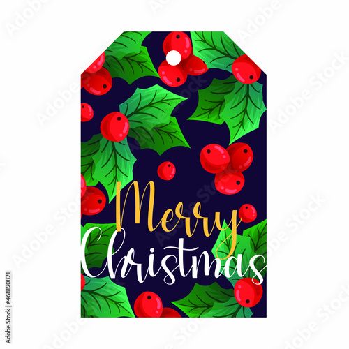 christmas card labels holiday ornament