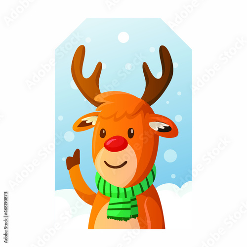 christmas card labels holiday ornament