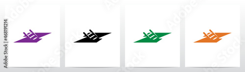 Ladder Into The Letter Logo Design Z