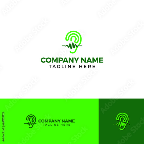 Ear and voice logo design