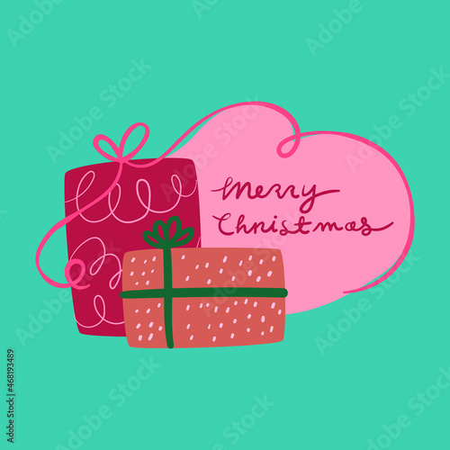 christmas card labels holiday ornament