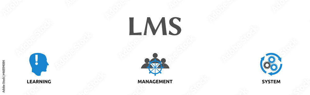 Banner zum Thema: LMS
 - obrazy, fototapety, plakaty 