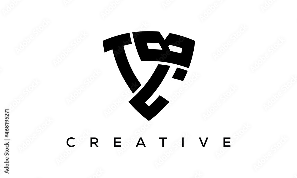 TLB letters logo, security Shield logo vector TLB letters logo, security Shield logo vector