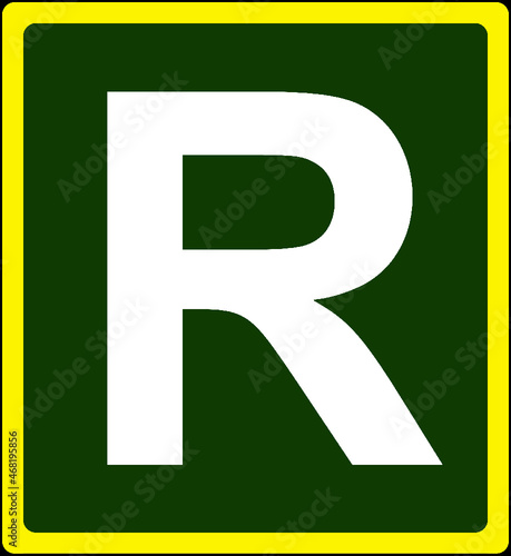 Primary route ring road around the city centre sign	