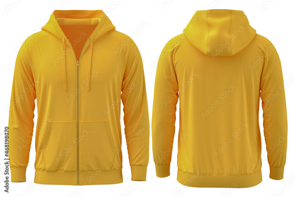 Blank yellow hoodie cheap