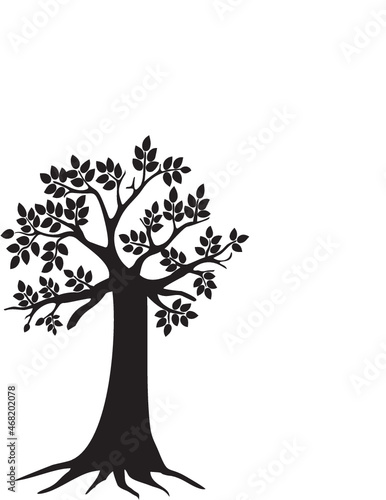 tree, nature, vector, branch, leaf, spring, illustration, plant, season, silhouette, summer, autumn, flower, leaves, art, design, blossom, winter, cherry, fall, drawing, symbol, environment, life, dec