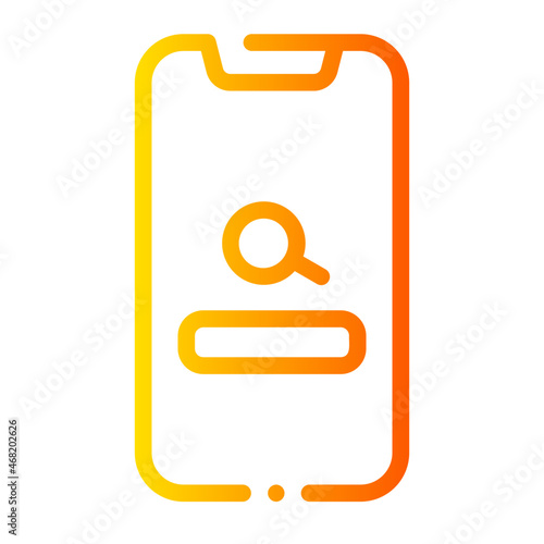 browsing gradient icon