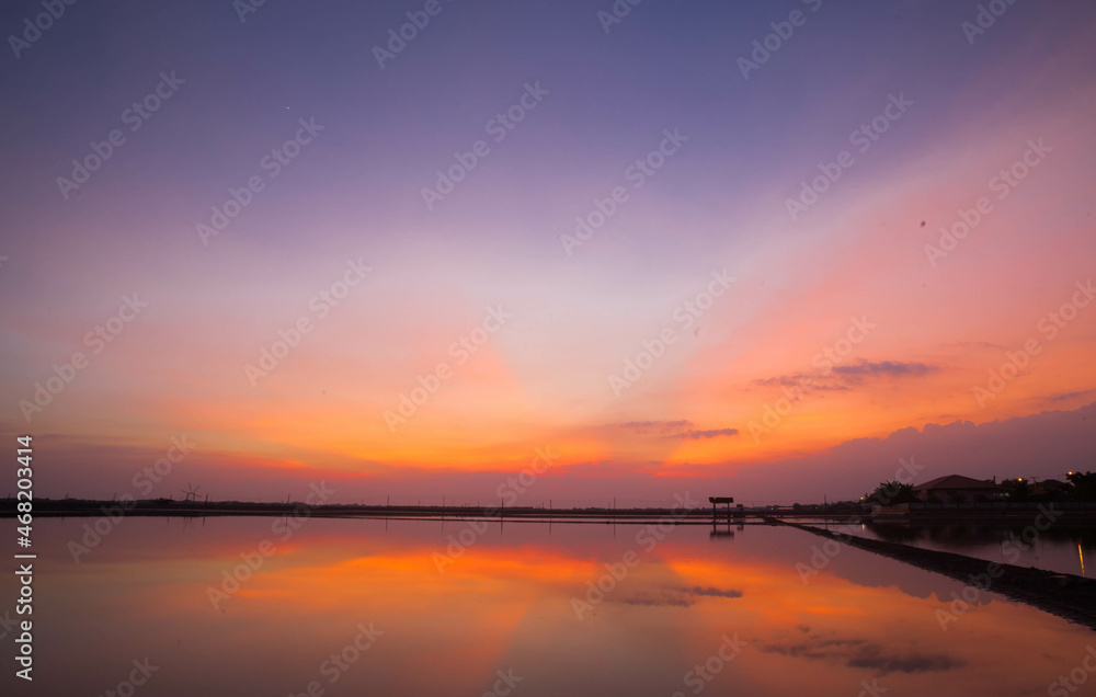 Obraz premium salt field