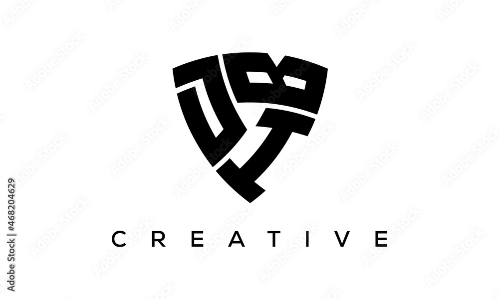 DIB letters logo, security Shield logo vector DIB letters logo, security Shield logo vector