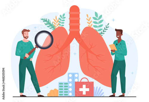 Concept of lungs