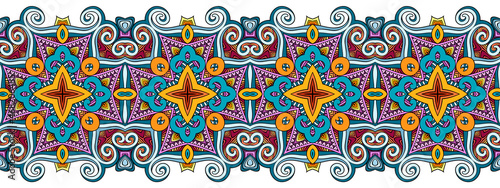 Vector abstract decorative ethnic ornamental illustration