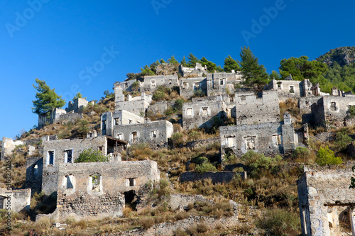 Kayakoy ghost village. Turk...