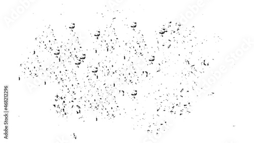 Grunge monochrome background.  The abstract texture on white background, dirt overlay or screen effect use for grunge background vintage style. Black grunge texture background.