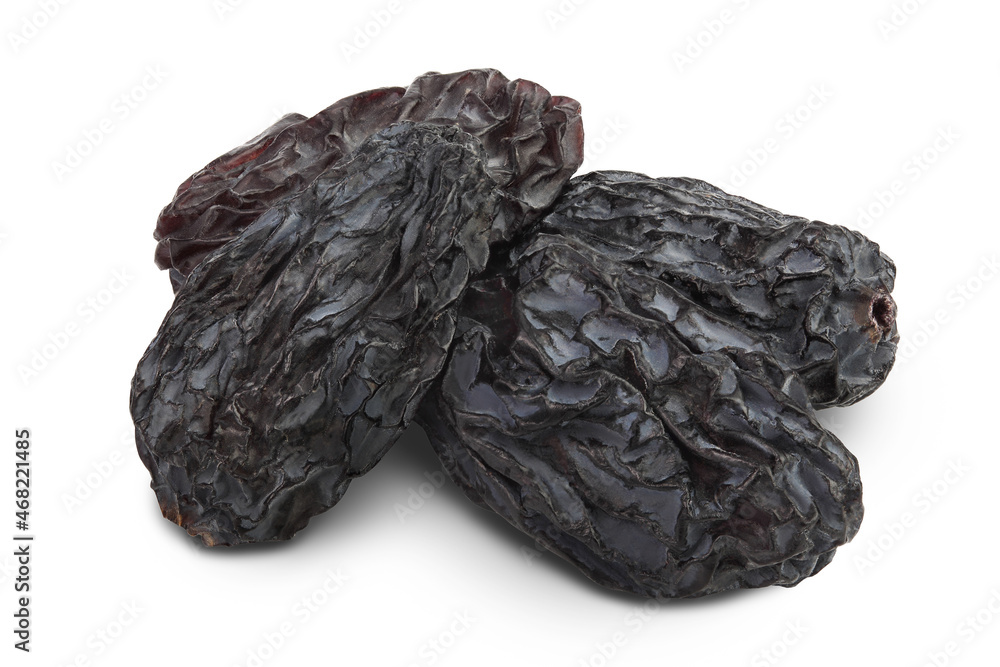 Yellow raisins isolated on white background with clipping path and full depth of field Yellow raisins isolated on white background with clipping path and full depth of field