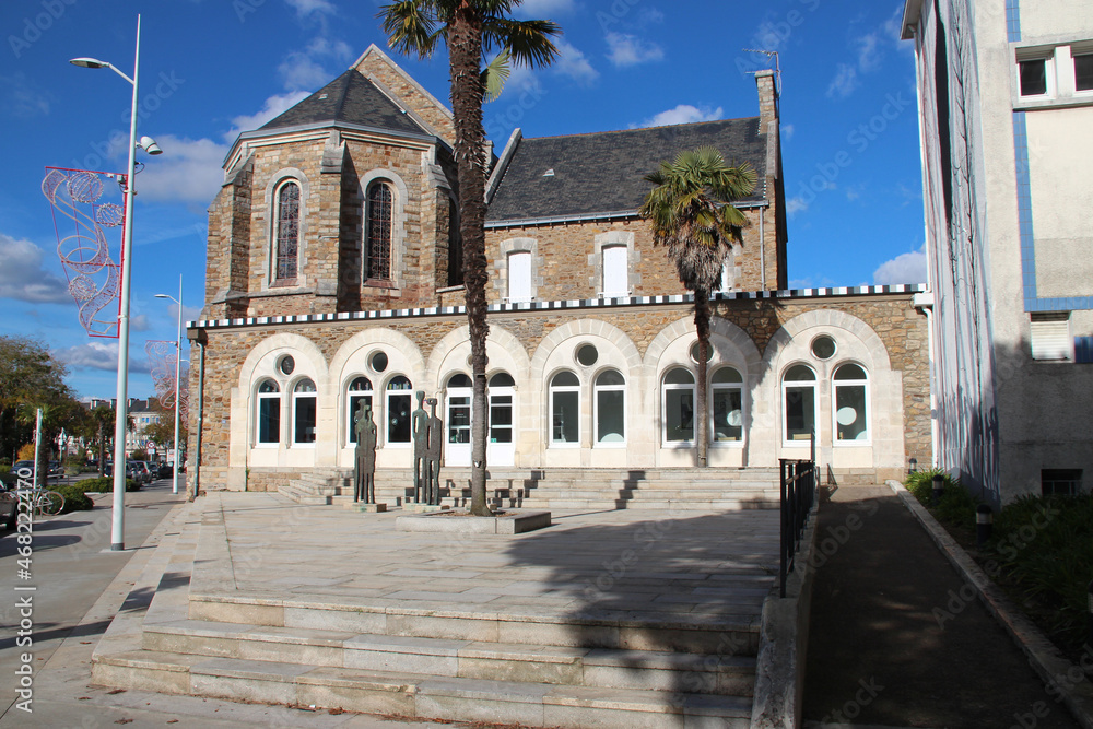 ancient church or chapel (?) in saint-nazaire (france) 