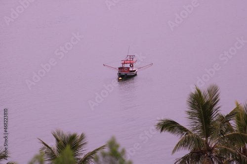 fishing boat in the sea