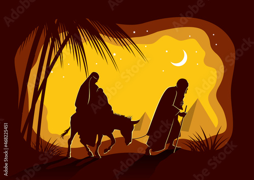 Mary and joseph, journey to bethlehem
