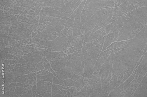 Smooth and gray leather texture.