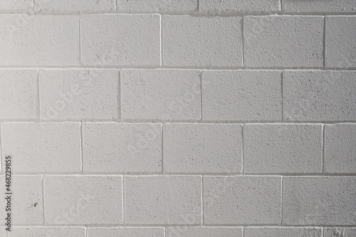 White Painted Cinderblocks as Background