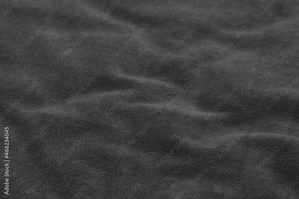 texture of a soft gray plaid, towel. Soft fabric over the entire frame. texture of a soft gray plaid, towel. Soft fabric over the entire frame.