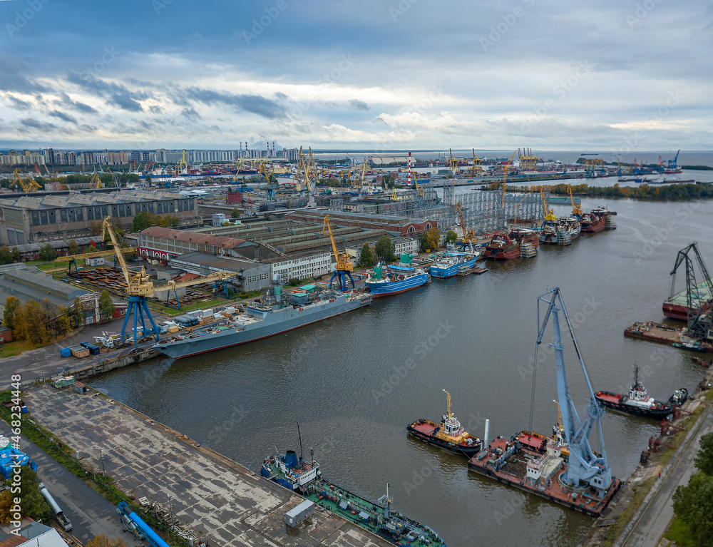 panorama of santk-petersburg. Saint Petersburg, September 2021