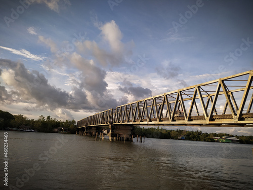 bridge over river © light stock
