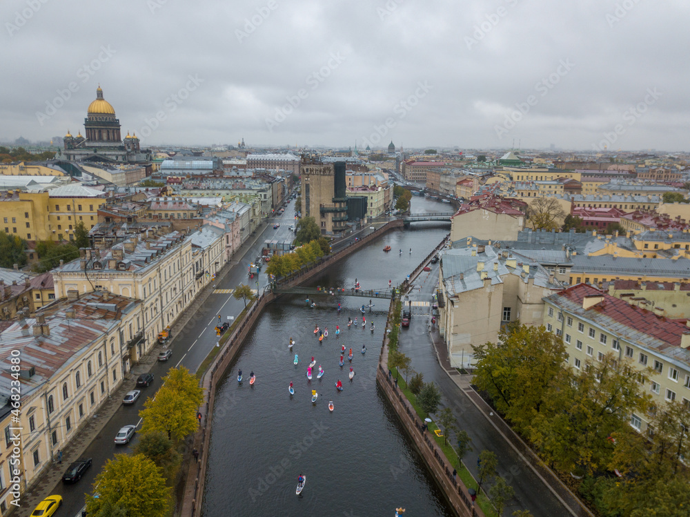 panorama of santk-petersburg. Saint Petersburg, September 2021