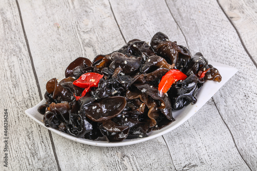 Pickled asian jelly ear fungus mushroom Pickled asian jelly ear fungus mushroom