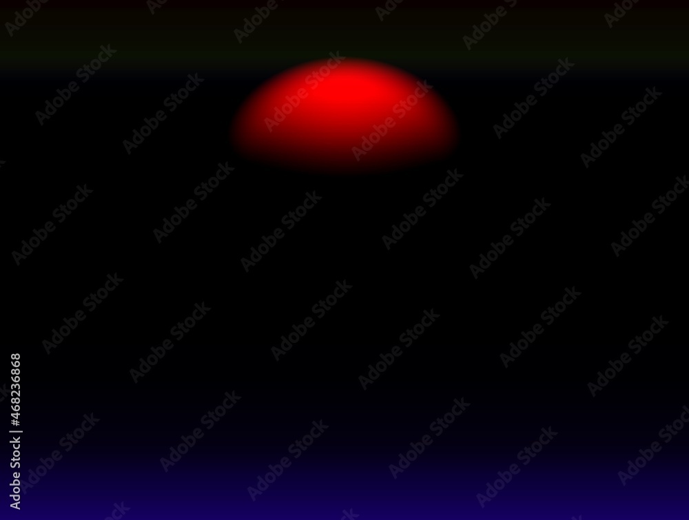abstract dark background, stylization similar to a painting with a red sunset, night sky, etc., copy space 