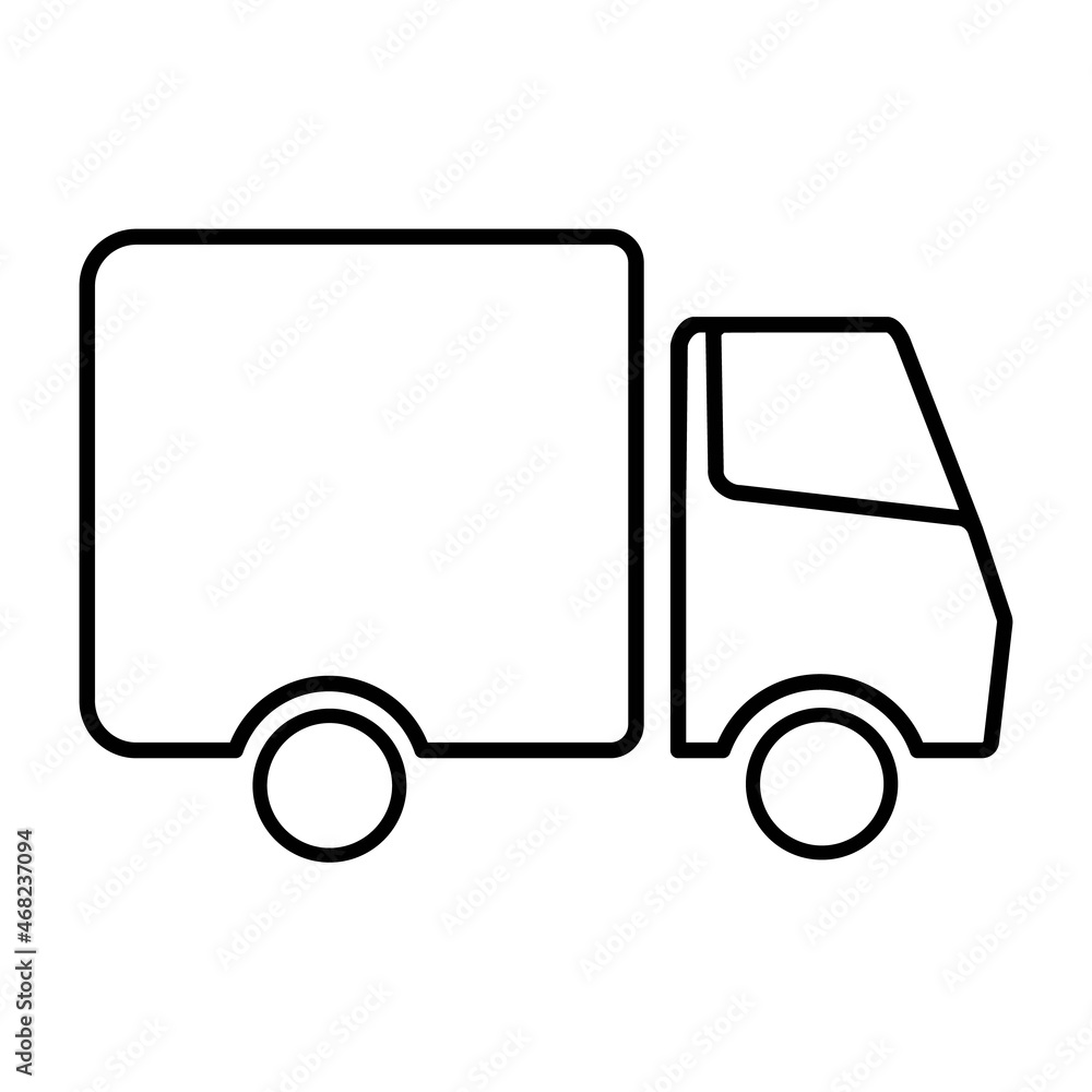 Delivery service car icon delivery sign vector delivery truck illustration. Delivery service car icon delivery sign vector delivery truck illustration.