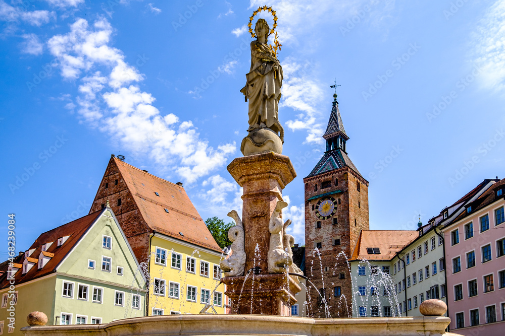 Obraz premium old town of Landsberg am Lech