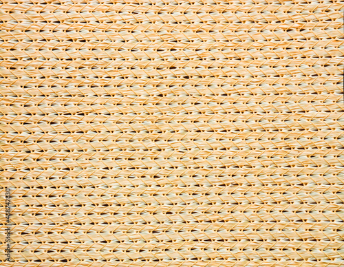 Fotografie Yellow abstract woven background
