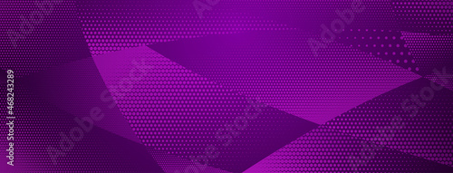 Abstract background made of halftone dots in purple colors