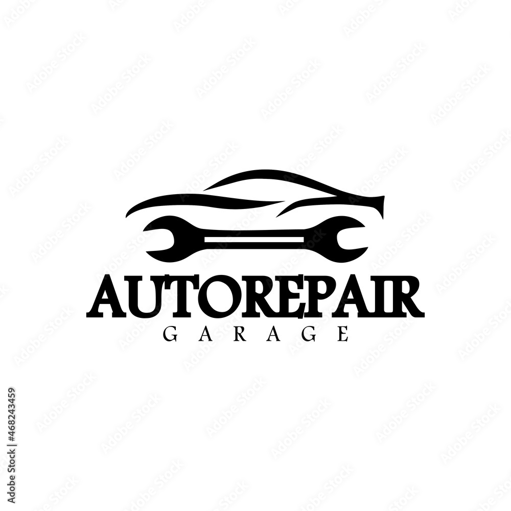 Automotive Logo Design, Template, Repair, Garage, Vector
