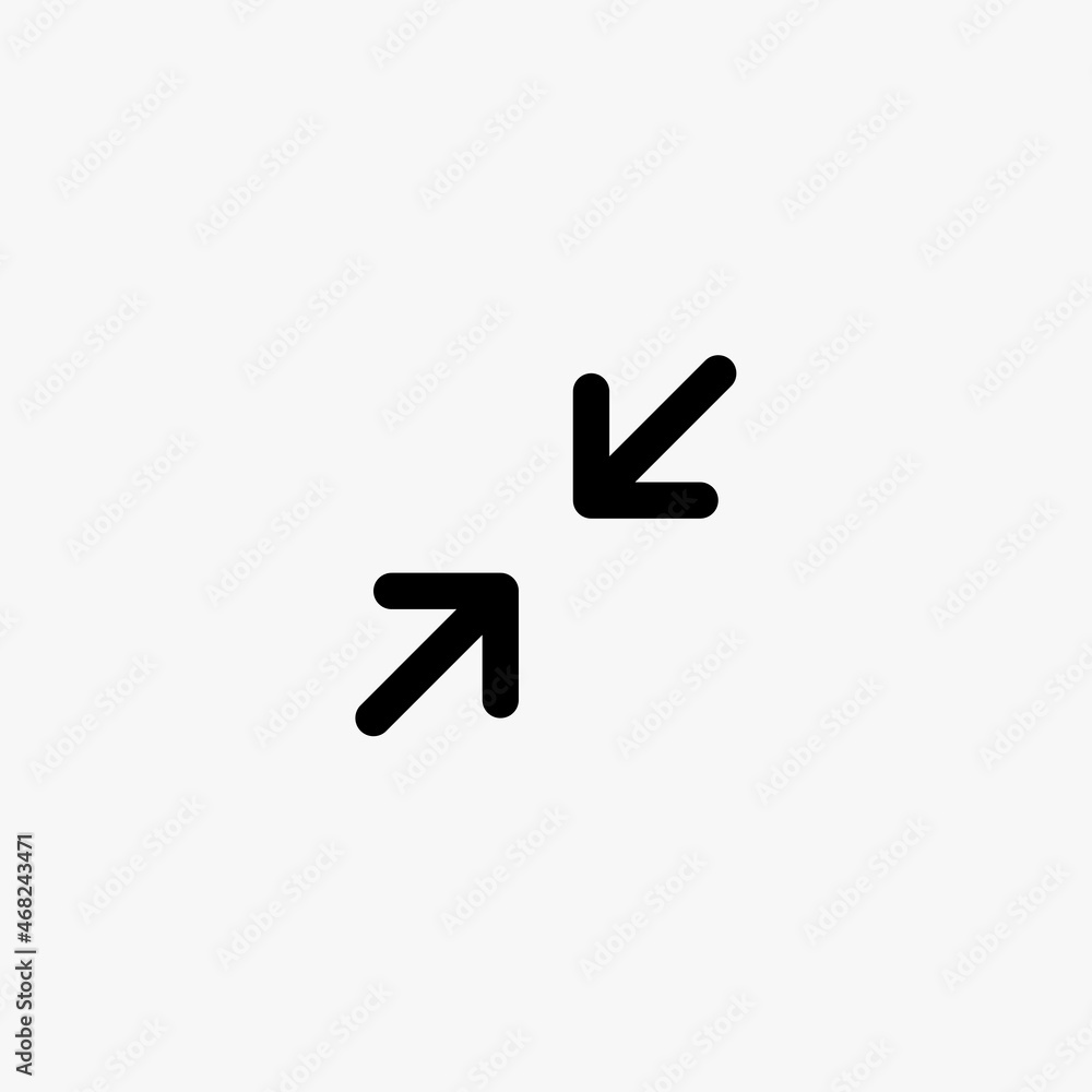 minimize icon. minimize vector icon on white background minimize icon. minimize vector icon on white background