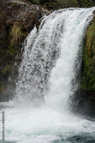 Tawhai Falls in the Tongariro National Park, North Island, New Zealand.