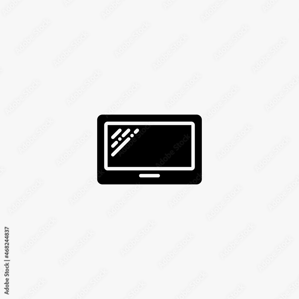 tablet icon. tablet vector icon on white background tablet icon. tablet vector icon on white background